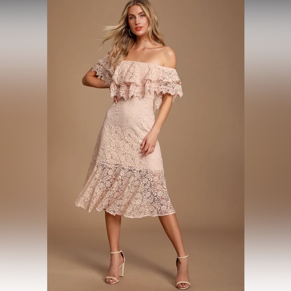 Lulu’s Midi Dress size XS NWT